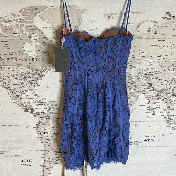 HOUSE OF CB 'Lala' Lavender Lace Mini Dress - Picture 13 of 17